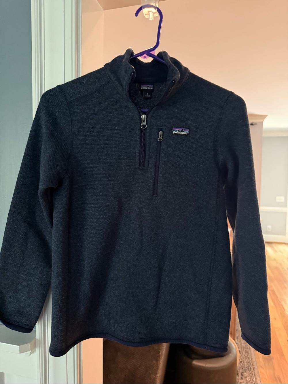 Patagonia kids Quarter-Zip Fleece Pullover Medium (10)